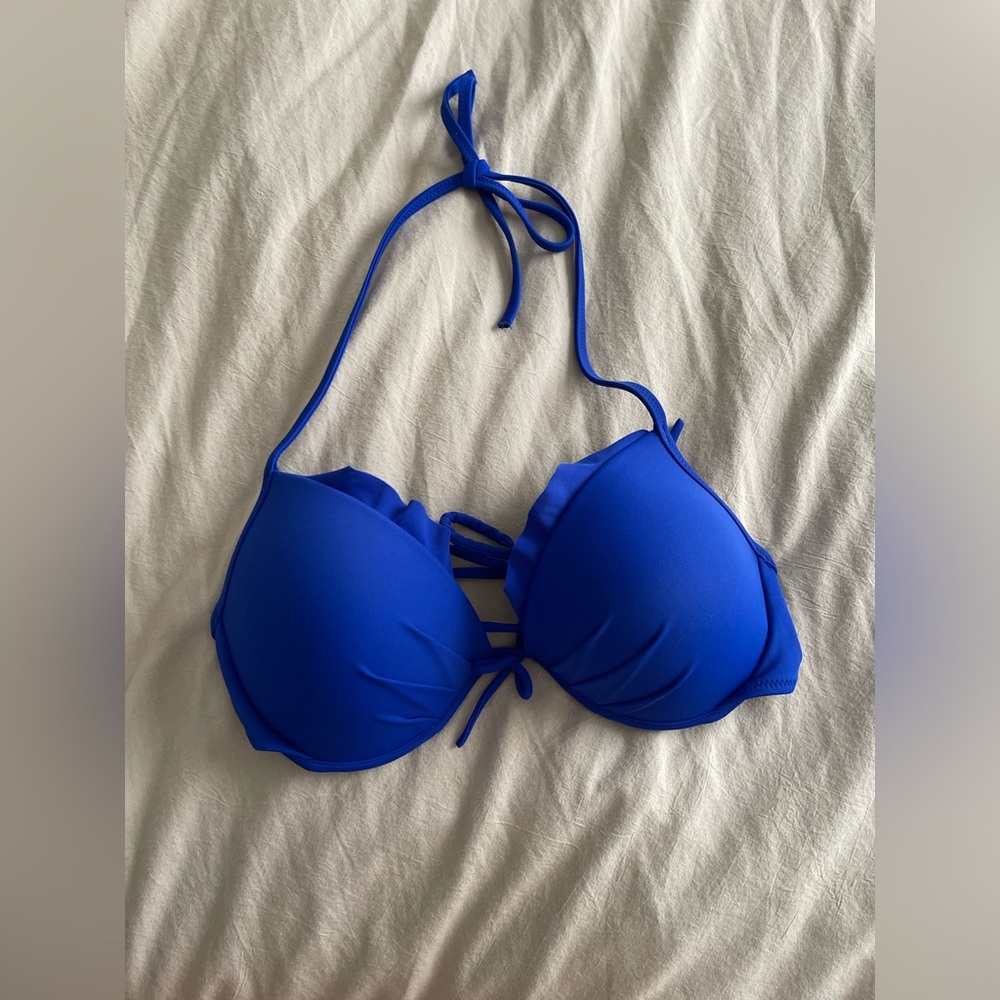 Victoria's Secret Push Up Ruffle Bikini Top